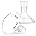 Maymom MyFit 21mm Two-Piece Design Small Breastshields, Compatible with Medela Breast Pump; Ideal for HandsFree Bra; Not Original PersonalFit Flex Breast Shield,Not Original Freestyle Pump Parts, 2pcs
