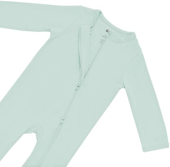 KYTE BABY Unisex Rayon Made From Bamboo Zippered Rompers 0-24 Months
