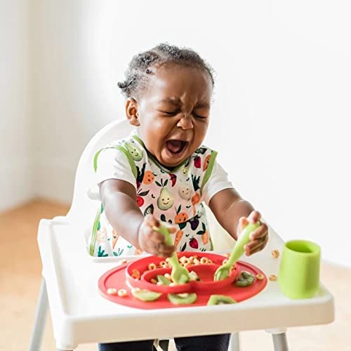BapronBaby Market Fresh Bapron - No Neck Tie Safer Bib for Baby & Toddler - Soft Waterproof Stain Resistant - Machine Washable - Sz Baby/Toddler 6m-3T