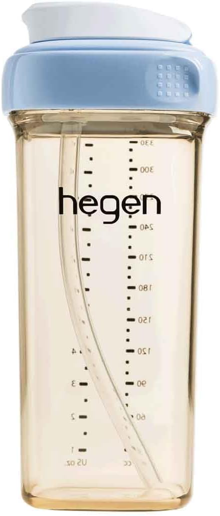 hegen PCTO™ 330ml/11oz Straw Cup PPSU Blue (9 months and above)
