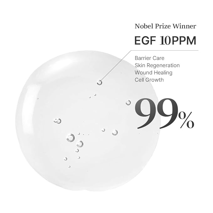 Swanicoco Pregnancy Safe EGF Pure 10 PPM Ampoule, Improve Skin Elasticity, Strengthen Skin Barrier, Lightweight Anti Aging Firming Wrinkle Serum Korean Skincare Postpartum Care 30ml 1 Fl Oz