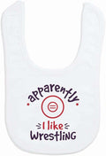 ChalkTalkSPORTS Wrestling Baby & Infant Bibs | Soft Microfiber Wrestle Baby Bibs