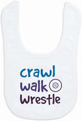 ChalkTalkSPORTS Wrestling Baby & Infant Bibs | Soft Microfiber Wrestle Baby Bibs