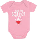 Tstars I Have the Best Mom Ever Baby Bodysuit Newborn Outfit Gift for Baby Shower or First Mother's Day