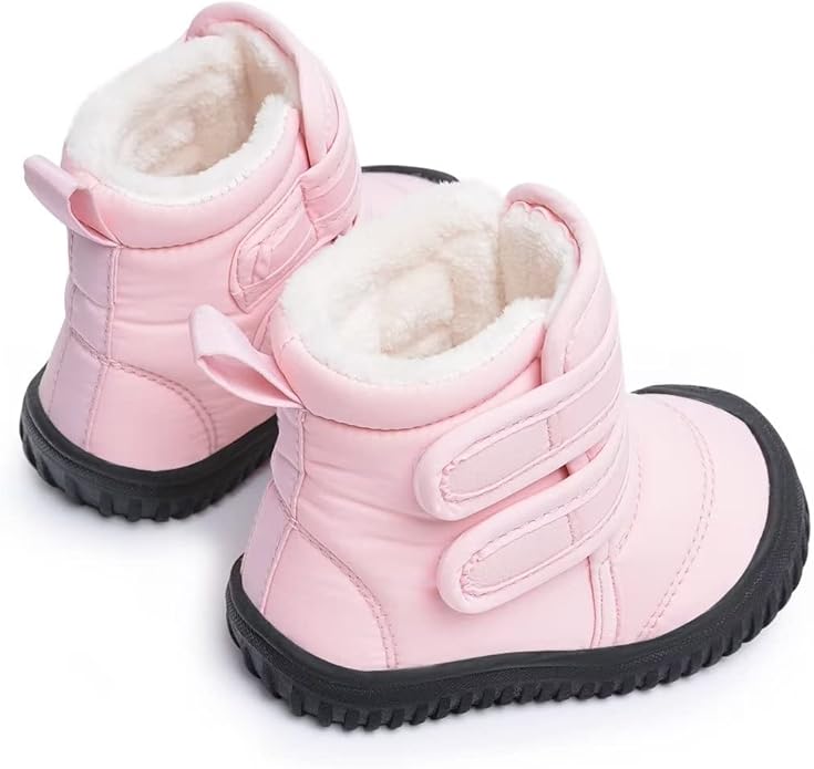 BMCiTYBM Toddler Baby Snow Boots Winter Shoes Boys Girls Cold Weather Baby Faux Fur Shoes