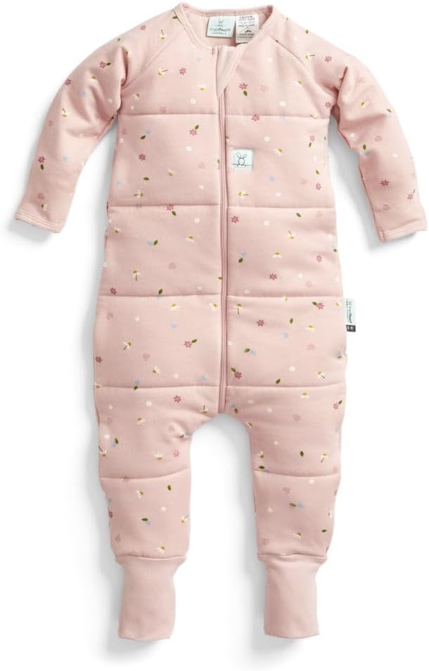ergoPouch 2.5 TOG Sleeping Bag – Breathable, Cozy Sleepwear for Boys and Girls (6-12 Months, Daisies)