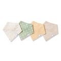 Copper Pearl 4 Pack Soft Cotton Baby Bibs for Drooling and Teething, Absorbent Drool Bibs for Baby Girl and Boy, Adjustable to Fit Newborns to Toddlers, Tons of Styles (Santa Fe)