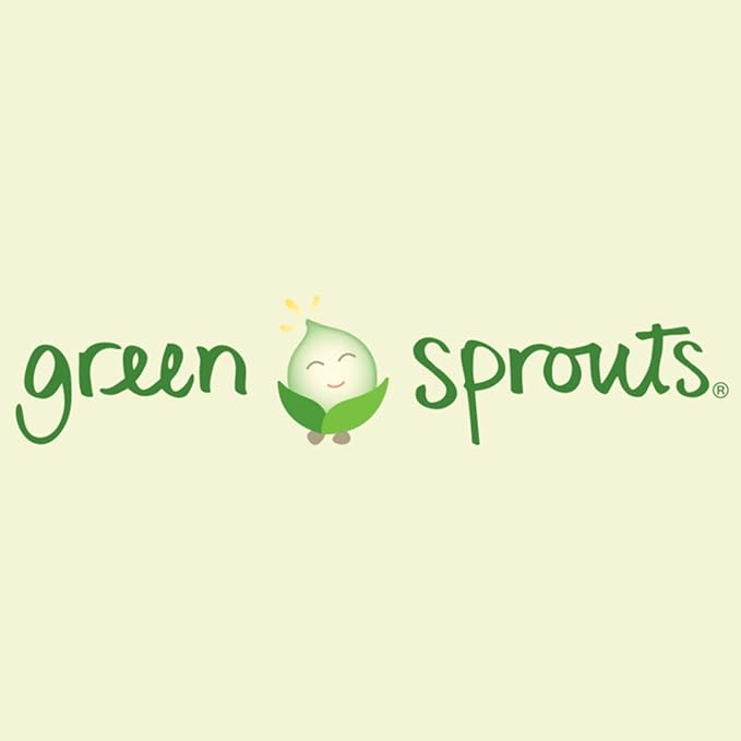 green sprouts Muslin Bibs Made from Organic Cotton| 4 Absorbent Layers Protect from sniffles, Drips, & drools | 100% Organic Cotton Muslin, Adjustable snap Closure, Machine Washable,5 Count