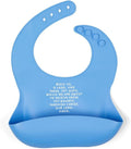 Be A Heart Silicone Baby Bibs, Adjustable Waterproof Bibs, Meal Blessing Bibs
