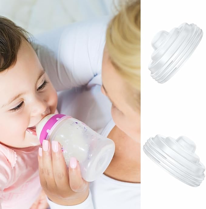 8PCS Duckbill Valves & 2PCS Diaphragm Compatible with Momcozy M5 Wearable Breast Pump, Replacement Pump Parts Accessories Compatible for M5 Momcozy, Not Original Mom Cozy Accessories