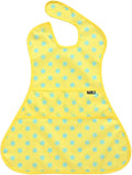 Full Coverage Waterproof Feeding Bib for Toddlers – Extra Long Apron Bib for Mealtime, Self-Feeding, BPA-Free