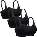 iloveSIA Nursing Bras for Mom Breastfeeding, Seamless Supportive Sleep Bra for Maternity Postpartum S-2XL 3Pack