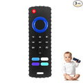YAPROMO Baby Teething Toys,Reomte Teether Toys, Silicone Chew Toy for Babies 18+ Months, Remote Control Shape Teething Toys, Early Educational Toy BPA Free & Refrigerator Safe