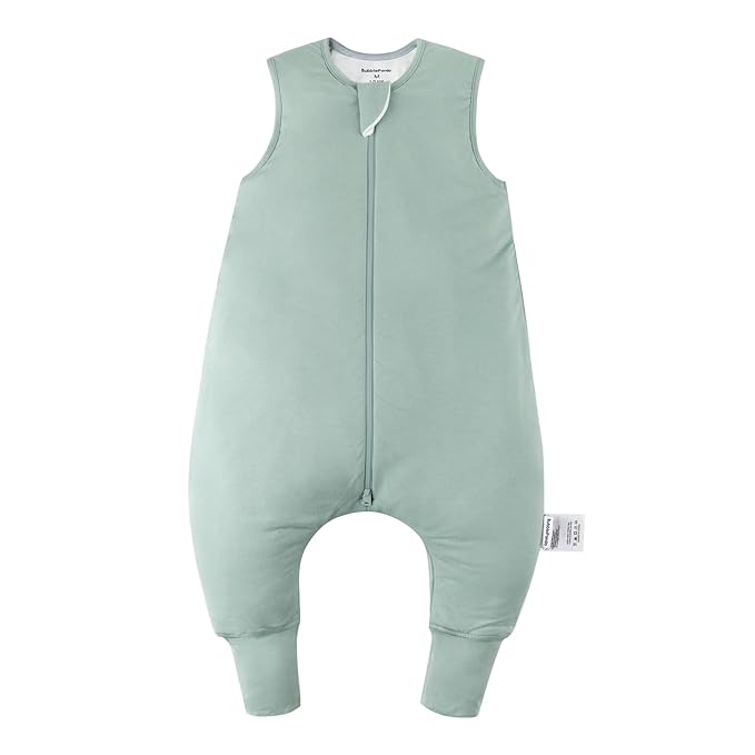 Rayon Made from Bamboo Toddler Sleep Sack with Feet 12-24 Months 1.0 Tog Ultra Soft Toddler Sleeping Sack 1t-2t Sleep Bag Walker Quilted Wearable Blanket with Legs 2-Way Zipper Lightweight