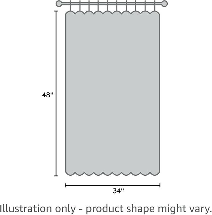 RYB HOME Short Curtains for Bedroom, Room Darkening Insulated Summer Heat Light UV Blocking Energy Saving Drapes for Nursery, Width 34 by Length 48, Biscotti Beige, Set of 2