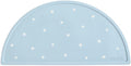 mushie Silicone Placemat for Kids | BPA-Free Non-Slip Design (White Daisy)