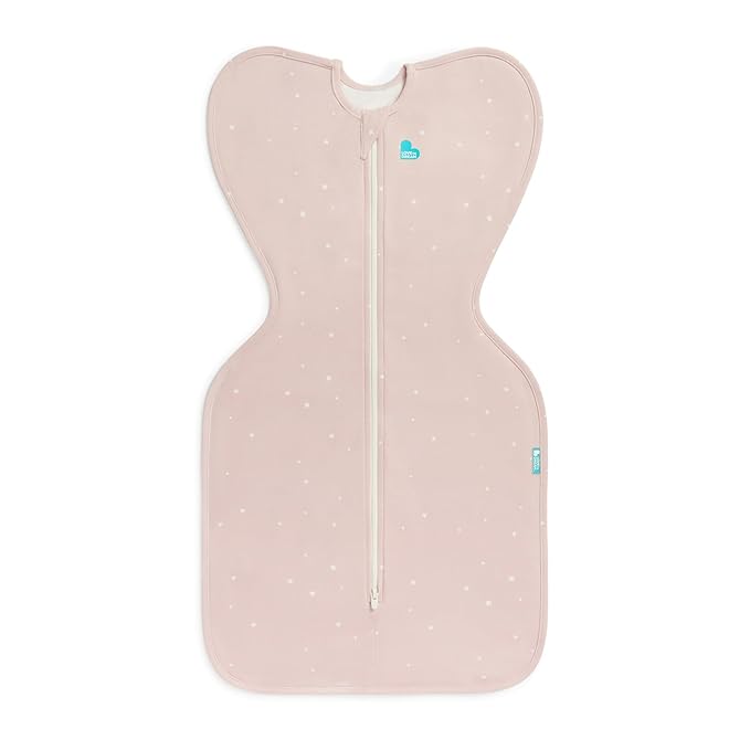 Love to Dream Swaddle UP, Baby Sleep Sack, Self-Soothing Swaddles for Newborns, Snug Fit Helps Calm Startle Reflex, New Born Essentials for Baby, 1.0 TOG, 8-13lbs, Powder Pink Twinkle