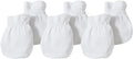 Burt's Bees Baby Unisex Baby Mittens, 100% Organic Cotton, One Size 3-Pack Solid Color Infant Scratch Protection Mitts