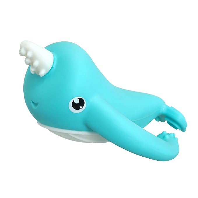 Best Baby Toy for 4Months Baby, Baby Teething Toys for 3-6 6-12 Months, Teething Relief Toys, Food Grade Silicone Montessori Baby Teether Toy for 3-6months, Sensory Toys for Teething Babies, Blue
