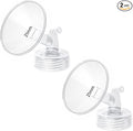 2pcs 21mm Flange Compatible with Spectra S1 S2 9 Plus Synergy Gold Ameda MYA Motif Luna Breast Pump, Replacement to Spectra Pump Parts, Breast Pump Shields 21mm Replace S1 S2 Parts