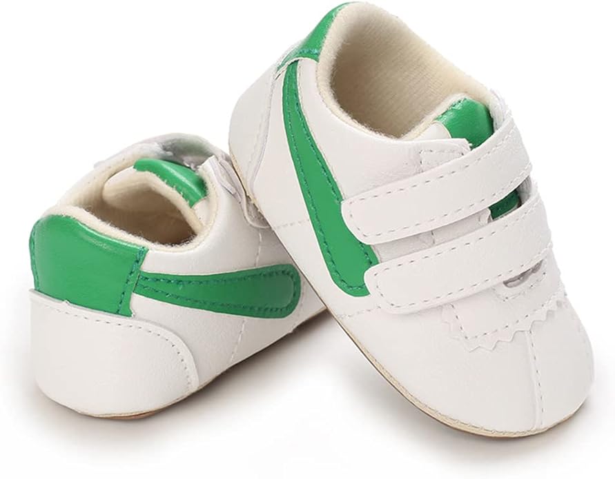 Clowora Baby Boys Girls Shoes Non-Slip Rubber Sole Sneakers Infant First Walking Toddler Crib Shoes Newborn Loafers Flats.