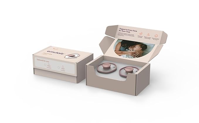 Emulait Baby Pacifier (2 Pack): 6+ Months - Rose