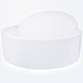 Foam Baby Ball Pit, 35.4"x 11.8" Ball Pits for Toddlers, Soft Round Kiddie Playpen Ball Pool for Kids with Soft Memory Sponge, Gift for Babies Indoor and Outdoor Game,Milk silk fabric‌ white(No Balls)