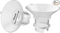 2pcs Upgraded Flange Inserts 18mm Compatible with Momcozy/Medela/Spectra/eufy/Elvie/Lansinoh/TSRETE/Paruu Wearable Pump with 24mm Shields/Flanges, Reduce 24mm Nipple Tunnel Down to 18mm