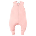 Rayon Made From Bamboo Sleep Sack 6-12 Months 0.5 Tog Ultra Soft Summer Toddler Sleep Sack with Feet 2-Way Zipper Lightweight Baby Sleeping Bag with Legs Thin Baby Wearable Blanket-Pink