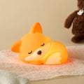 S NMT Cute Silicone Fox Night Light for Kids, Rechargeable Sleeping Nursery Nightlights with Timing Function for Christmas Gift, Dimmable Beside Decoration Lamp