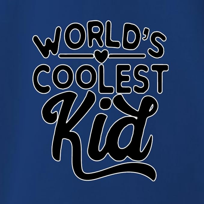 World's Coolest Kid Funny Cute Humor Infant Premium Jersey Baby Bib