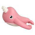 Smily Mia Narwhal Silicone Baby Teething Toys for 3-6 6-12 Months, Teething Relief Toys, Food Grade Silicone Teether Baby Toys, Sensory Toys for Teething Babies, Baby Essential, BPA Free, Pink