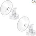 2pcs 26mm Flange Compatible with Spectra S1 S2 9 Plus Synergy Gold Ameda MYA Motif Luna Breast Pump, Replacement to Spectra Pump Parts, Breast Pump Shields 26mm Replace S1 S2 Parts