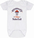 ChalkTalkSPORTS Basketball Baby & Infant One Piece | Basketball Theme Bodysuits
