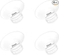 4pcs Flange Inserts 21mm Compatible with Momcozy M9/M6/M5/V1 Pro/V2 Pro/S12 Pro/S9 Pro Wearable Breast Pump, for Momcozy Breast Pump Replacement Parts, Reduce 24mm Nipple Tunnel Down to 21mm