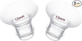 2pcs Flange Inserts 13mm for 9mm-11mm Nipple Size,Fits for Momcozy S12 Pro/S9 Pro/M5,S9/S12/S19/S21/S23,Elvie,Willow,lansinoh,Medela,Spectra,TSRETE,kmaier,MomMed Breastpump 24mm Flange,Down to 13mm