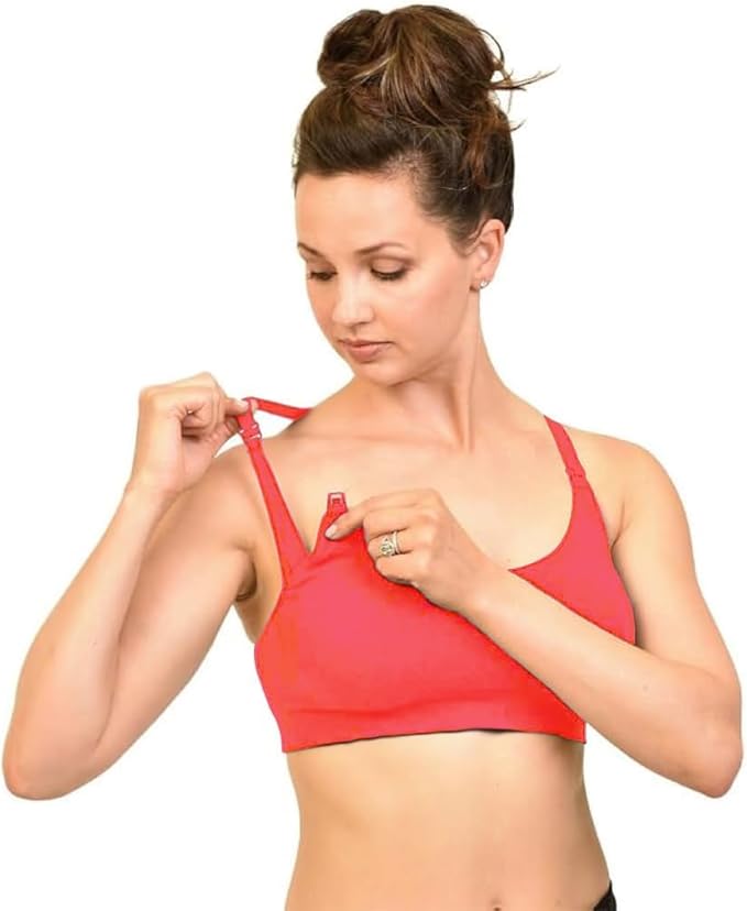 Bamboobies Maternity Nursing Bra for Breastfeeding - Underwire-Free Essential for Nursing