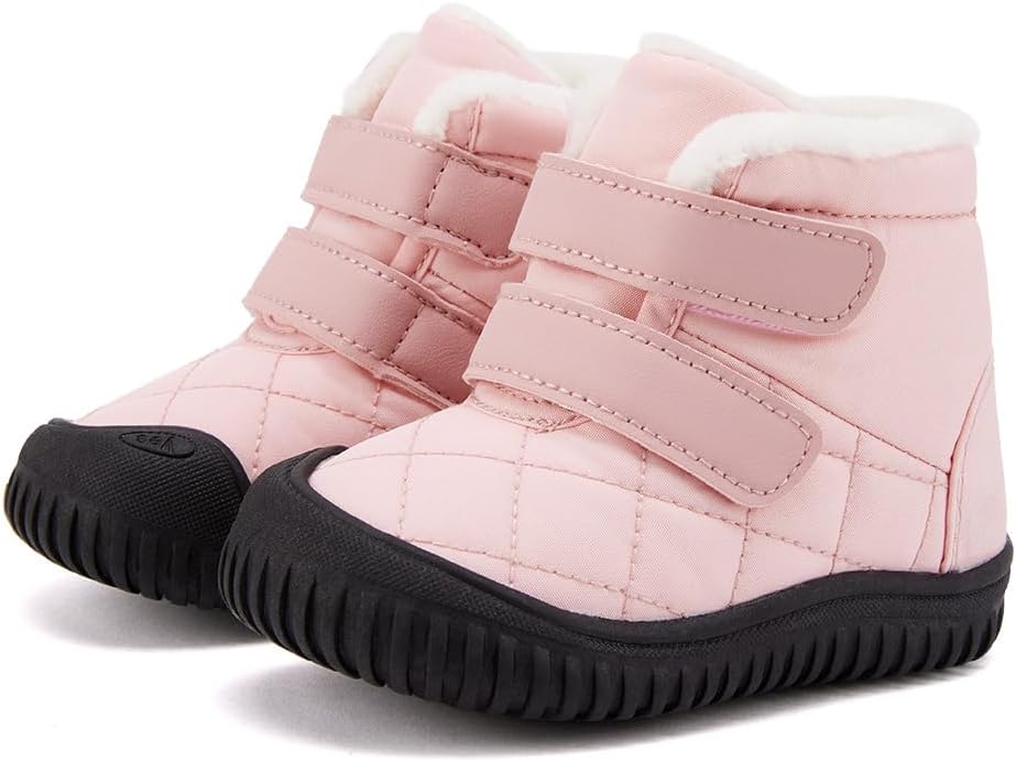 BMCiTYBM Toddler Baby Snow Boots Winter Shoes Boys Girls Cold Weather Baby Faux Fur Shoes