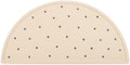 mushie Silicone Placemat for Kids | BPA-Free Non-Slip Design (Black Daisy)