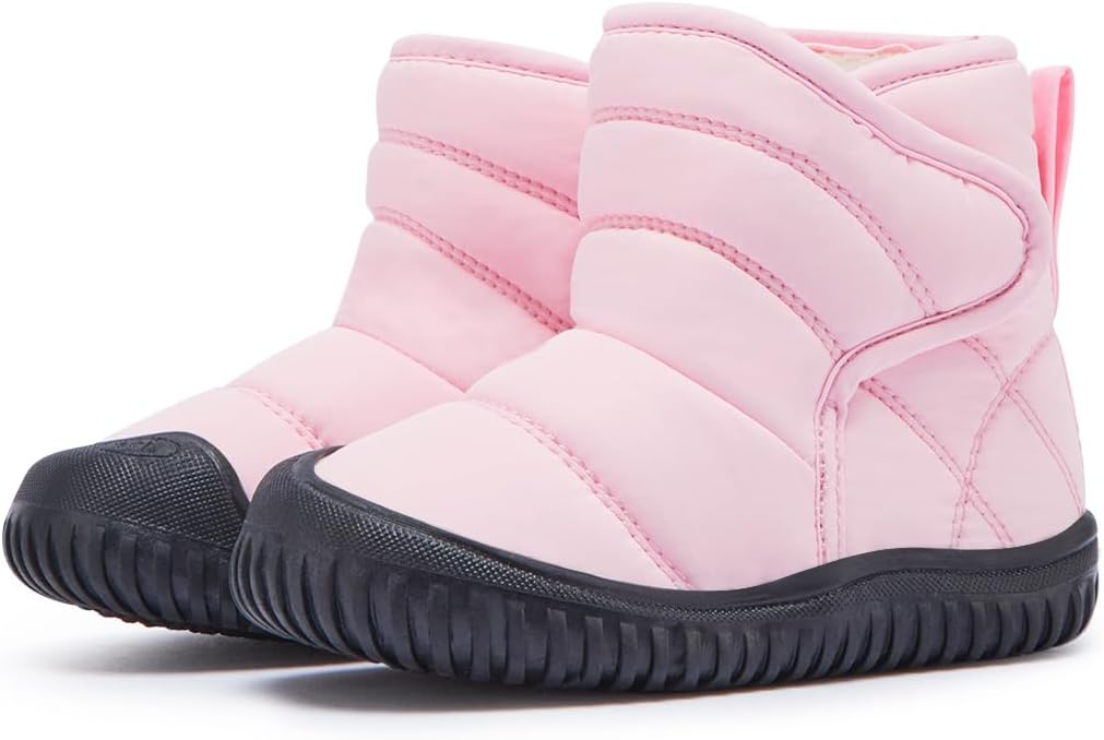 BMCiTYBM Toddler Baby Snow Boots Winter Shoes Boys Girls Cold Weather Baby Faux Fur Shoes