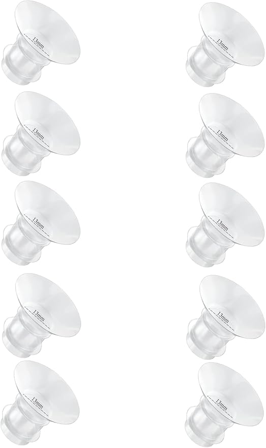 Flange Inserts 13mm for Medela,Spectra 24mm Shields/Flanges,Compatible with Momcozy S12 Pro/S9 Pro/S9/S12 Wearable Breast Pump,Reduce 24mm Nipple Tunnel Down to 13mm,10PCS
