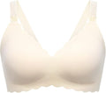 Momcozy Nursing Bras for Breastfeeding, Seamless Pregnancy Maternity Bra Wireless Classic Jelly Strip Support Nursing Bra