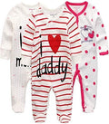 Kiddiezoom Baby and Toddler Boys'Snug Fit Footed One-Piece Romper Jumpsuit Cotton Cotton Footed Outfit