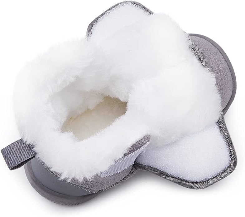 BMCiTYBM Girls Boys Snow Boots Warm Winter Fur Lined Baby Shoes (Infant/Toddler/Little Kid)
