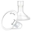 Maymom MyFit 20 mm Small Shields, Compatible with Medela Breast Pump- PersonalFit, Freestyle, Harmony, Maxi, Flex Connector, Connect to Widemouth/Narrow Connector, 2pcs