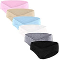 Angelhood 6 Pack Womens Cotton Maternity Underwear,Healthy Maternity Pregnancy Panties Postpartum Mother Under Bump Underwear