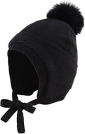 JANGANNSA Basic Winter Baby Boys Beanie Pompom Knitted Girls Hat Kids Earflap Beanies Warm Infant Toddler Hats