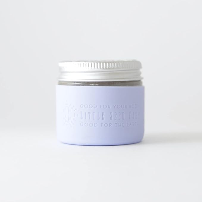 Little Seed Farm Protective Silicone Sleeves for Jars - 2-Pack - Pastel Purple
