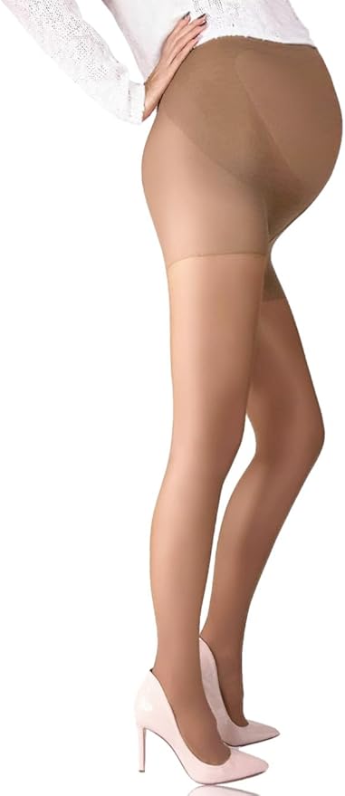 Mila Marutti Maternity Tights for Women - Premium Pregnancy Tights - Pantyhose for Pregnant Women