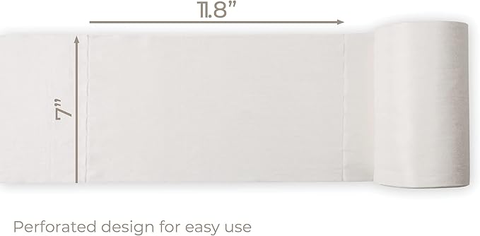 Diaper Liners for Cloth Diapers, 100 Disposable Sheets Per Roll, Made of Soft Material, by Nora's Nursery